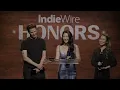 Chris Appelhans, Maggie Kang, And EJAE Accept The Spark Award At IndieWire Honors