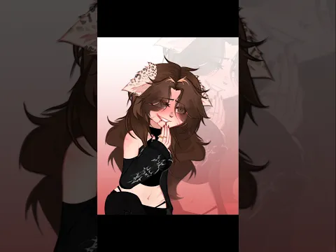 She likes to bite..🫣  //cr:tiktok #gacha #gachaclub #shorts #meme #edit