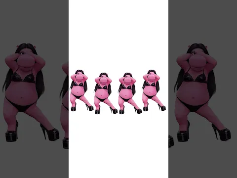 Hipopótamo bailando LA BOMBA