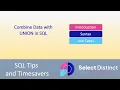 UNION and UNION ALL in SQL