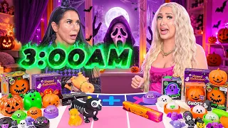FIDGET TRADING AT 3AM 👻😱 #halloween #squishy #fidget #3am
