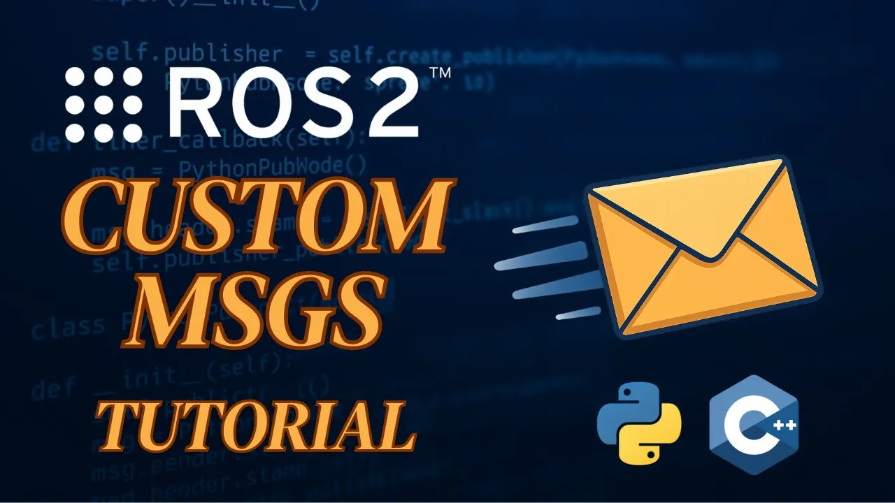 Custom Messages in ROS2 – Step-by-Step Tutorial (C++ & Python)