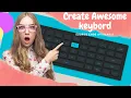Create a awesome keyboard using only HTML and CSS