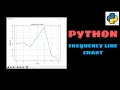 PYTHON program for Frequency line chart