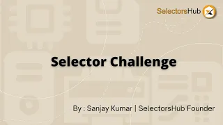 cssSelector Tutorial Selector Challenge