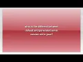 what is the different between default and generated serial version uid in java