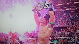 جون سينا يفوز بلقب القارات في عرض راو ٢٠٢٥ أخبار WWE 