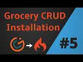 Codeigniter 4 CRUD with Grocery CRUD Tutorial Part 5