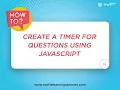 How to create a countdown timer for questions using JavaScript in Storyline 360 course