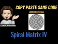 Spiral Matrix IV Same Concept Copy Paste Dry Run Leetcode 2326 codestorywithMIK