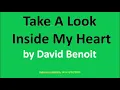 Take A Look Inside My Heart by David Benoit (Lyrics) - 1982