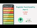 Register Functionality Part-1 using API Create a To-Do Android App using Rest API in Hindi