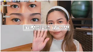 Easy Eyelash Perm At Home DIY Step by Step