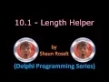 Delphi Programming Series 10 1 - Length Helper