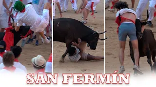 COGIDAS SUSTOS Y RISAS - SAN FERMÍN VAQUILLAS 2026 4K