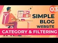 Category Filtering using PHP XAMPP Simple PHP Blog Website Tutorial