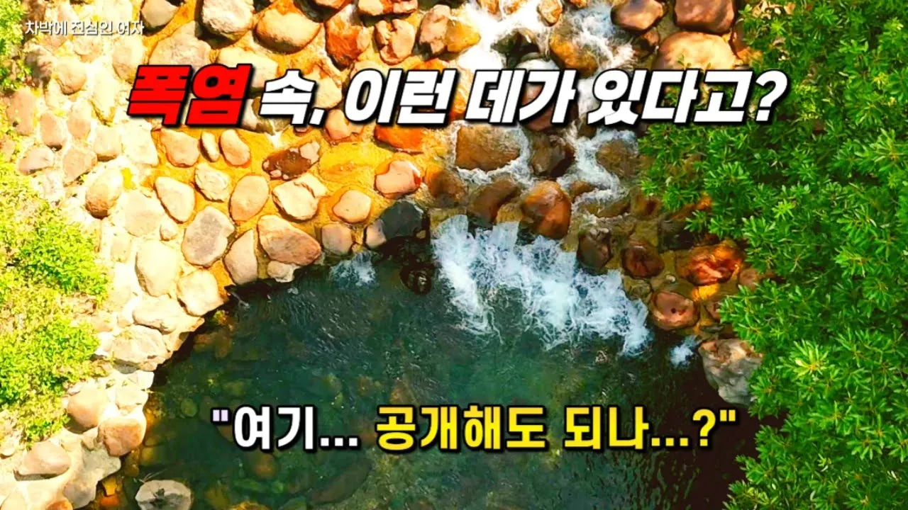 🚙💨 이 계곡 공개해도 될까?/멋진 계곡과 그늘 가득한 캠핑장 여름에는 이런 데 가야죠!/조용한 그늘 아래 바베큐 타임/요리여왕 썸네일