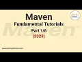 Maven Fundamental Tutorials 2023 Part-1 Out 6