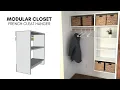French Cleat Modular Closet With Free Plans