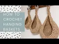 How to Crochet Hanging Baskets