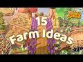 15 Farm Ideas For Your Animal Crossing Island