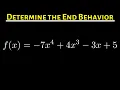 Determine the End Behavior of the Polynomial Function