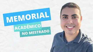 5 passos para produzir seu MEMORIAL ACADÊMICO | PROFEPT