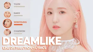 Download IZ*ONE - DREAMLIKE (Line Distribution + Lyrics) MP3