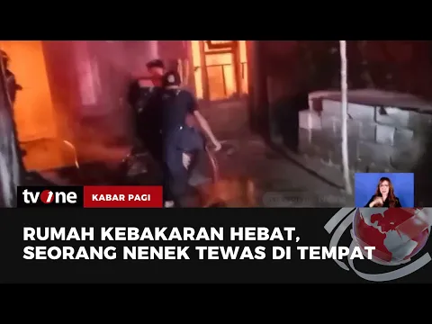 Seorang Nenek di Jombang Tewas Terjebak dalam Kebakaran Rumah