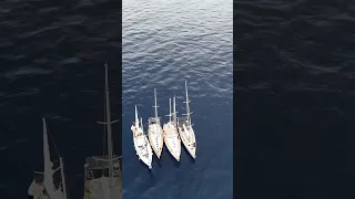 C’est ça l’avantage du bateau, on rencontre les copains un peu par hasard en plein milieu de la mer