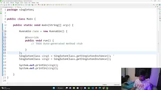 Java Singleton Design Pattern Hindi
