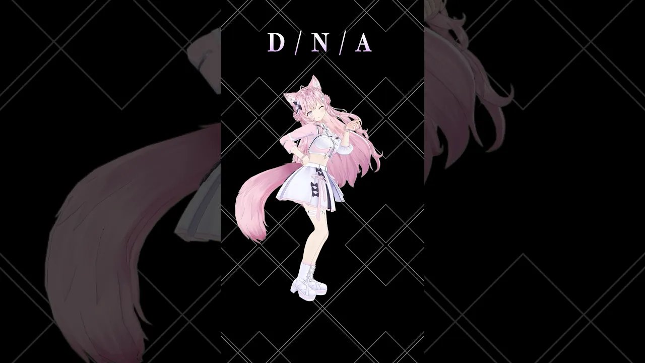 【踊ってみた】D/N/A / 25時、ナイトコードで。×鏡音リン【プロセカ】【博衣こより】 #shorts #dance #ダンス #ホロライブ #博衣こより