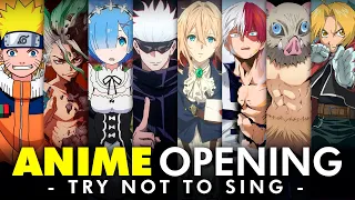 Download TRY NOT TO SING OR DANCE 🗣️🚫 [ANIME EDITION] +100 LEGENDARY OPENINGS 👑 MP3