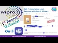 Wipro-Selenium Java QA Lead Interview Question Answers 12 Years Experience Technical