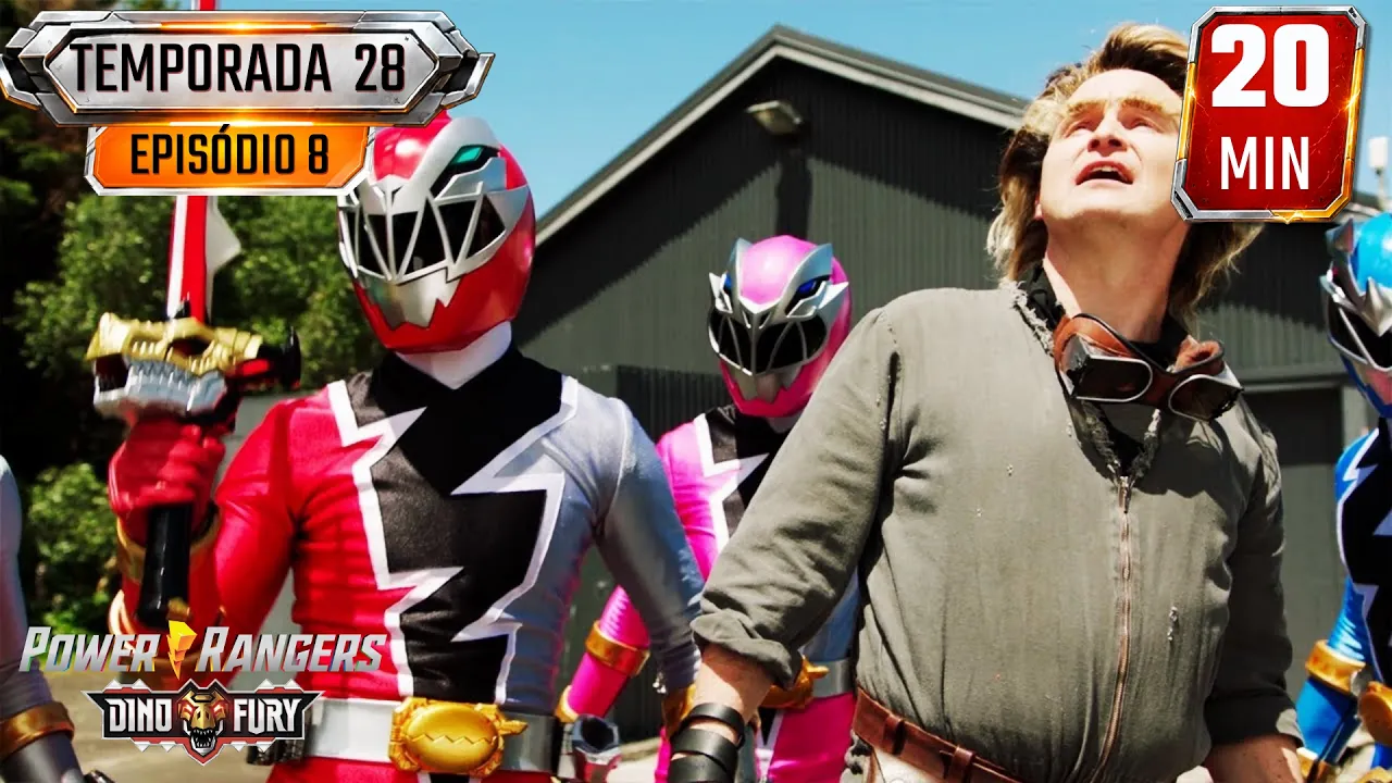Convidado Inesperado ???? E08 ???? Power Rangers Dino Fury ⚡ Power Rangers para Crianças