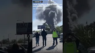 UPS facility catches fire in Lancaster