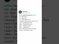 html text formatting
