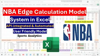 How to Build NBA Prediction Edge Calculation Model in a Spreadsheet Automated with sports-api