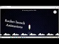 Epic Rocket Launch Animation with Only HTML CSS