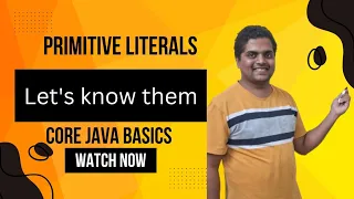 Literals in Java and its types Core Java Basics