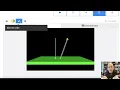 Animating a tipping stick with python