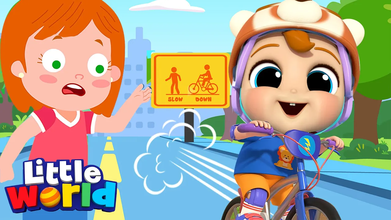 Be Safe on The Street | A Safety Song | Little World Kids Songs