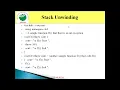 Stack Unwinding-Jagadeesh