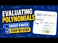 Evaluating Polynomials Grade 9 Math v1