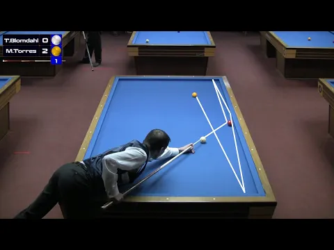 Torbjorn Blomdahl vs Miguel Torres 3C Billiards