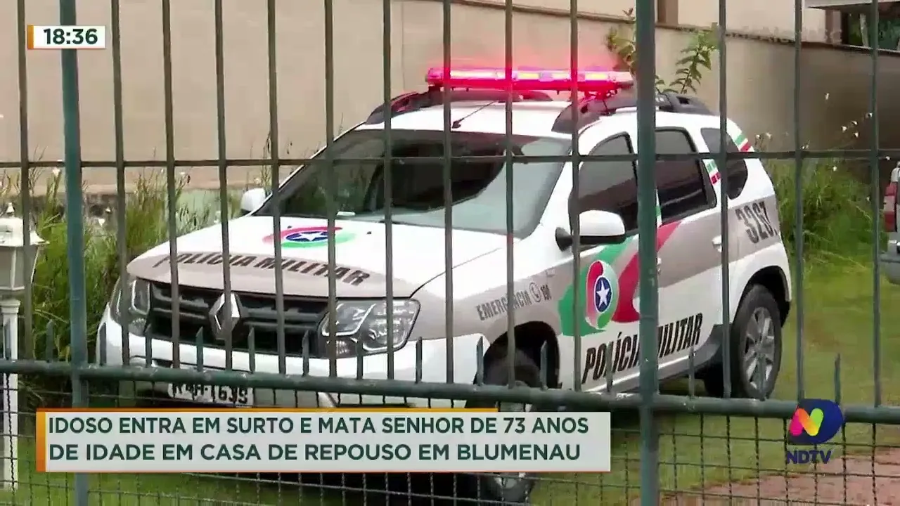 Idoso mata homem de 73 anos em uma casa de repouso após surto