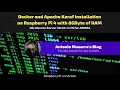Demo Docker Apache Karaf installation on Raspberry Pi 4 with 8GByte RAM Ubuntu Server 20 as OS