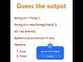 Daily Java interview questions Guess the output