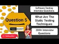 what are the static testing techniques static testing techniques in software testing Tech Bharat