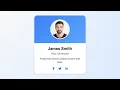Profile Card Design in HTML CSS Modern Card Design Coding Hacks